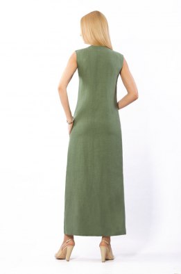 Платье женское "Верона" длинная модель 321/3 светло-зеленое
