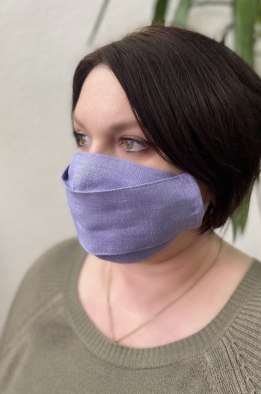 Женская маска для лица многоразовая модель Ж511