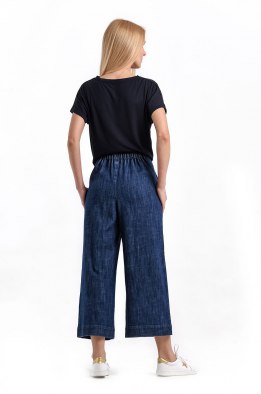 Брюки женские "Васаби джинсовые" модель 577/2 плотный темный джинс