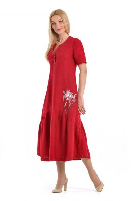 Платье женское "Nice" модель 441/2 клюква