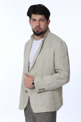 Пиджак мужской модель 1106/бр натуральный лён