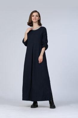 Платье женское "Азалия" модель 462/8 тёмно-синий