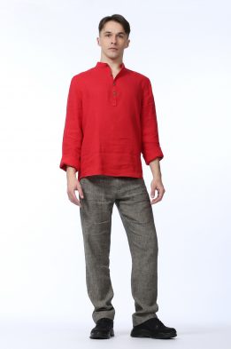 Сорочка мужская "Михайлов" модель 1107 красный