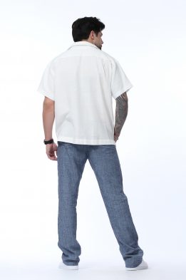 Сорочка мужская "Поло" модель 1110/1 белый